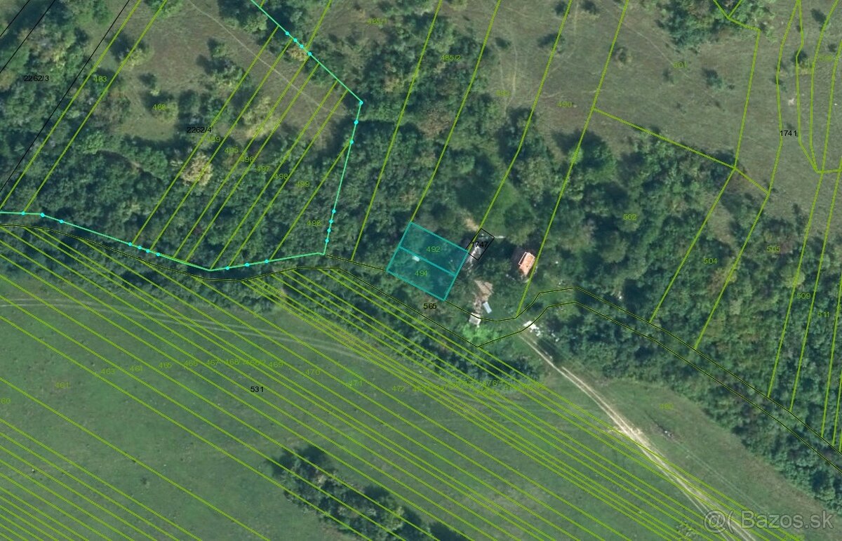 Veľký Blh - 503 m2 PÔDA a LESY – PREDAJ - 4