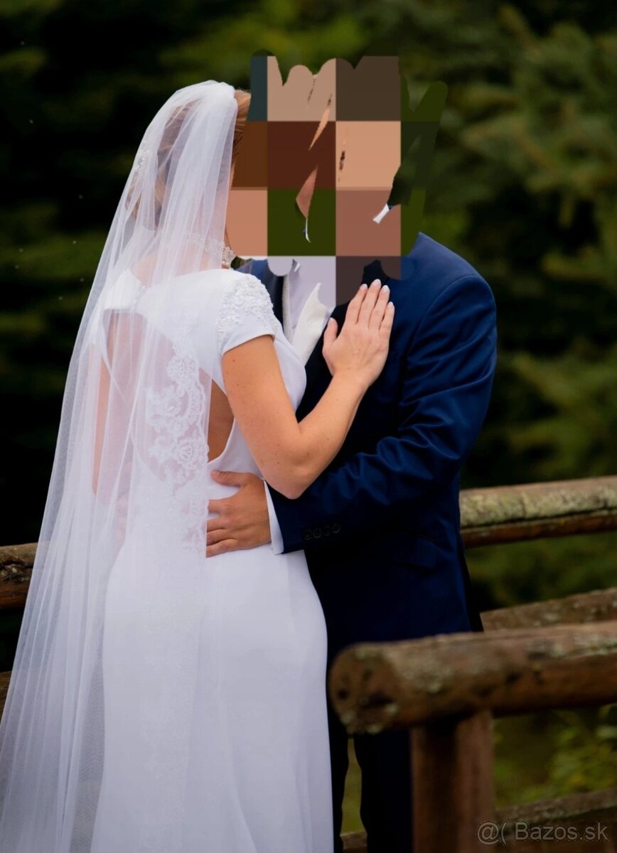 Svadobné šaty veľkosť 36 - 4