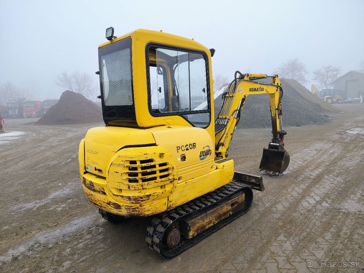 Minirypadlo Komatsu PC20R-8 - 4