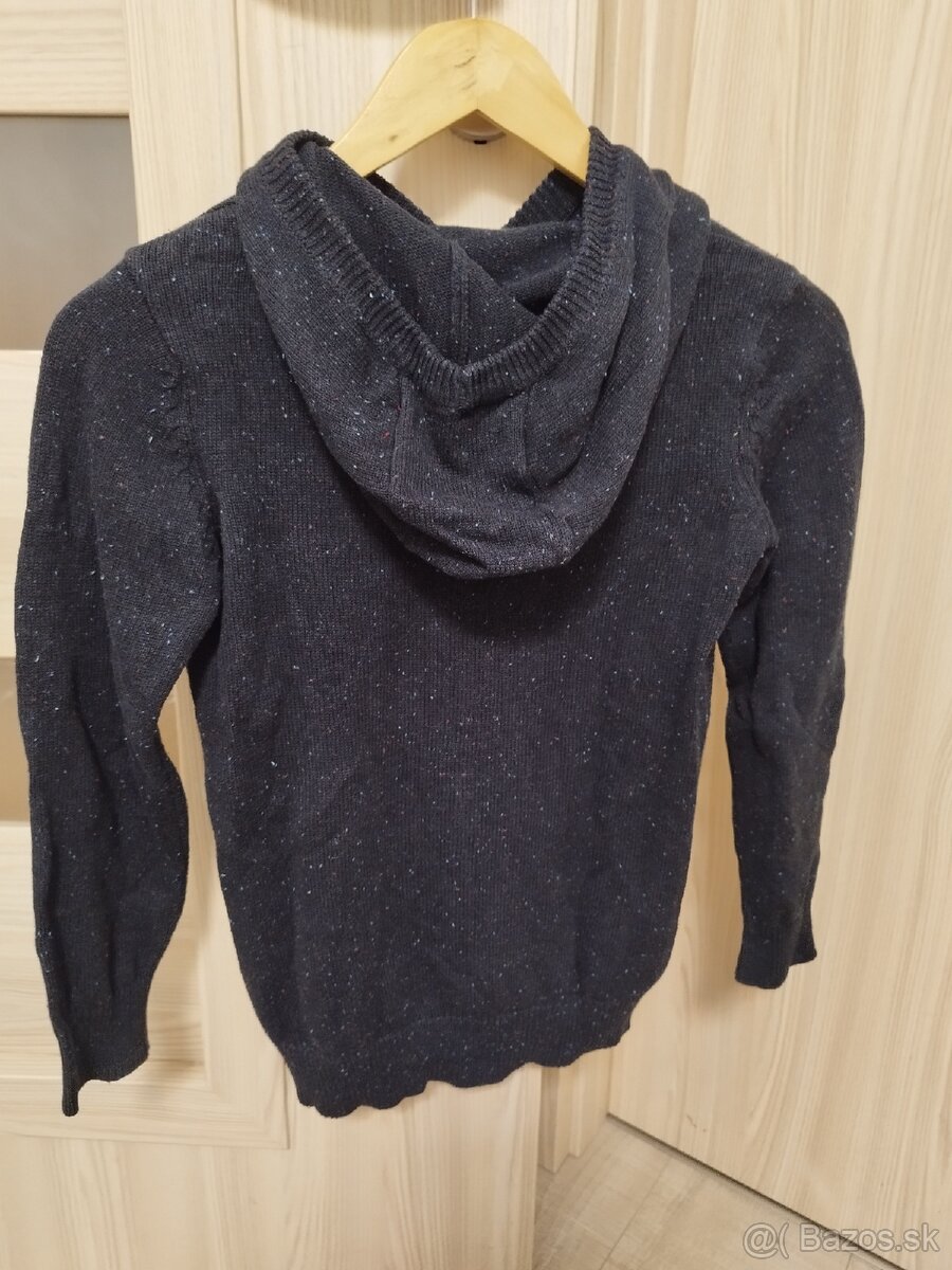 Chlapčenský sveter s kapucňou veľ 134 - 4