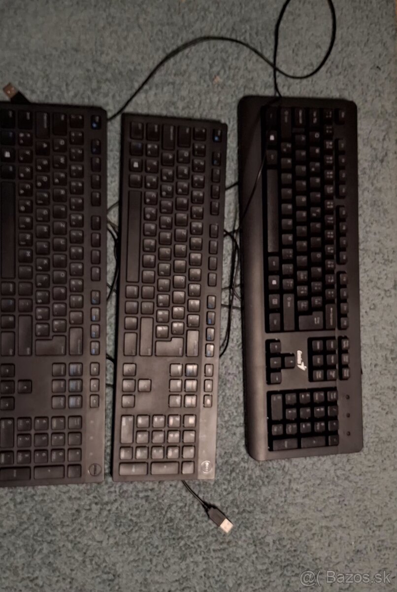 Predám 3 klávesnice (Dell, Genius) - funkčné - 4