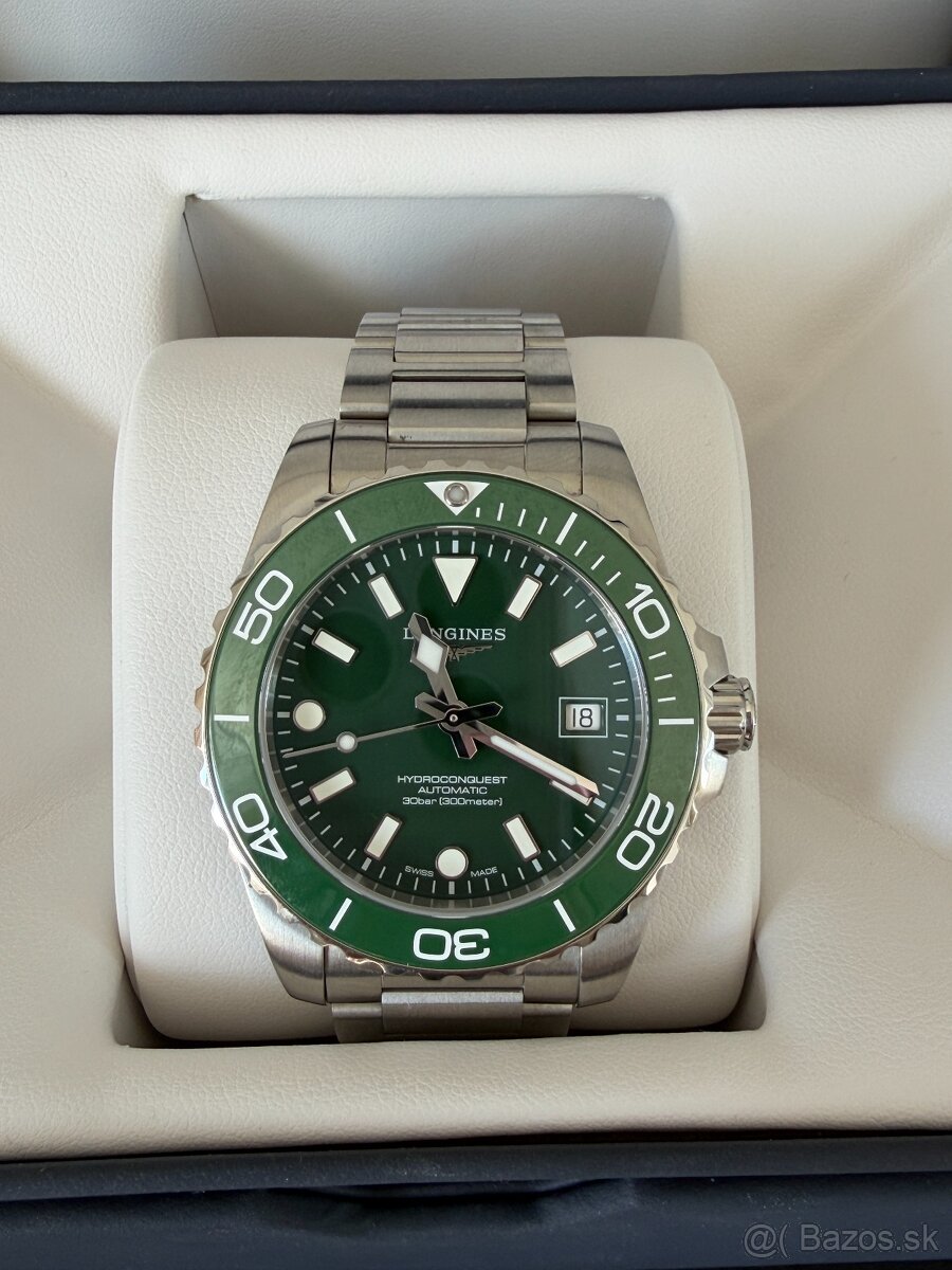 Hodinky Longines HydroConquest Green Ceramic - 4