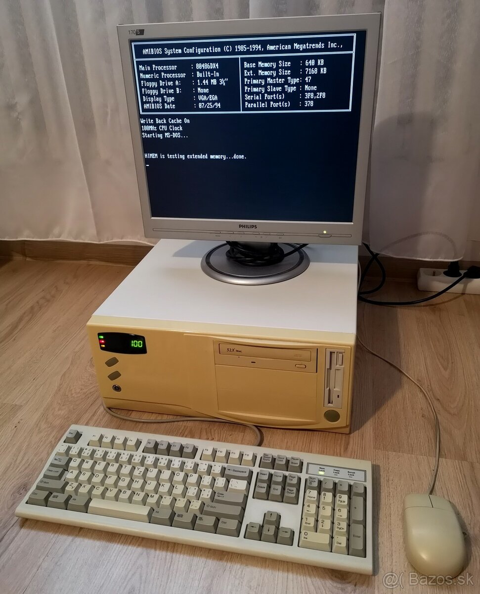 Predám Retro PC 486 DX4 100MHz (34) - 4