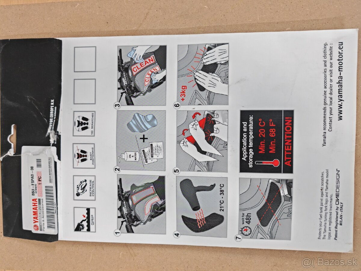 Nálepky na nádrž Yamaha Tracer 9GT 2021+ - 4