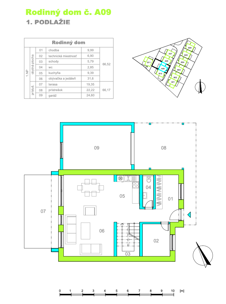 (A9) Moderný dom pre aktívnu rodinu - 4 izbový dom s gar? - 4