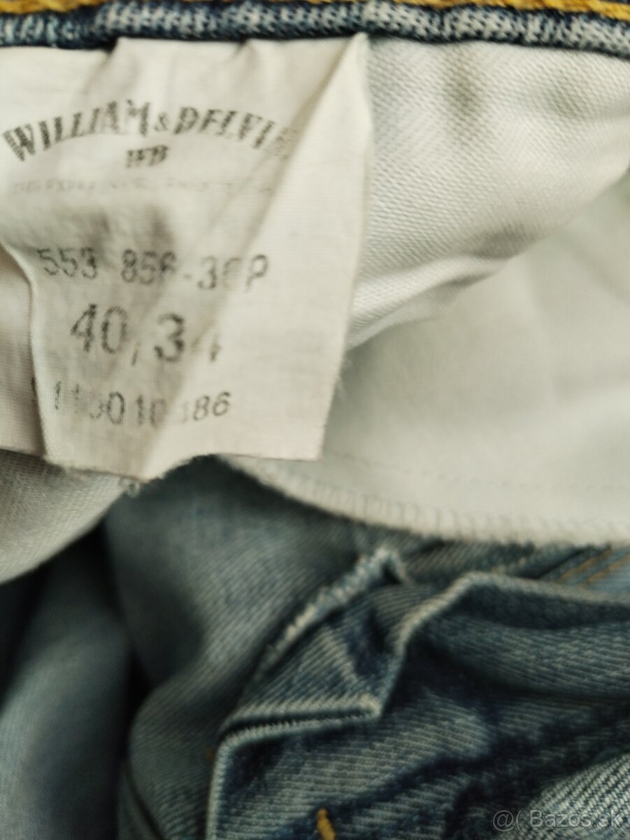 Pánske rifle značky William & Delvin strech - 4