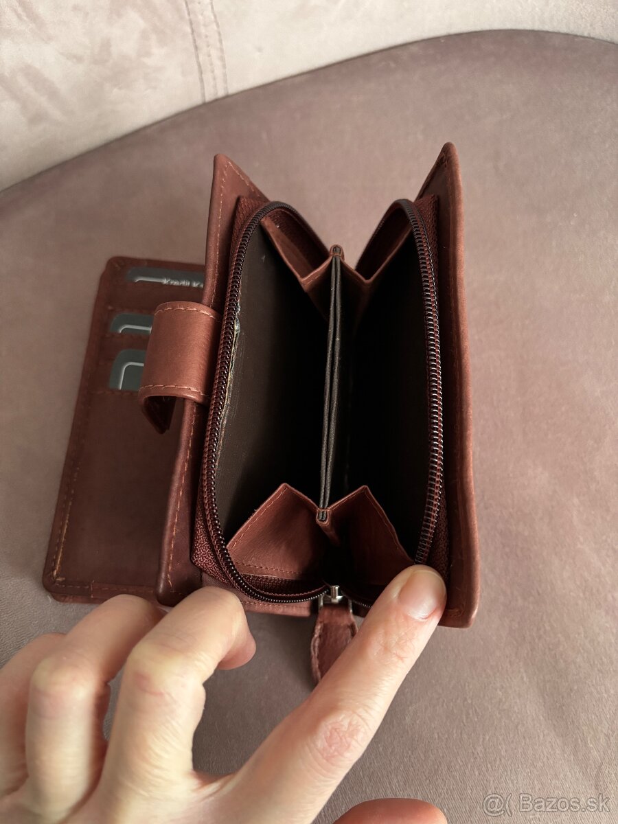 Dámska kožená peňaženka nová - 4
