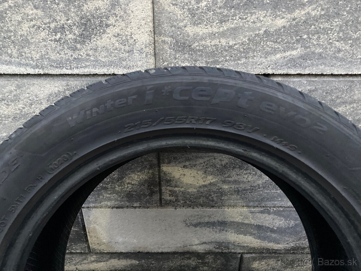 Zimné pneumatiky 215/55 R17 Hankook - 4