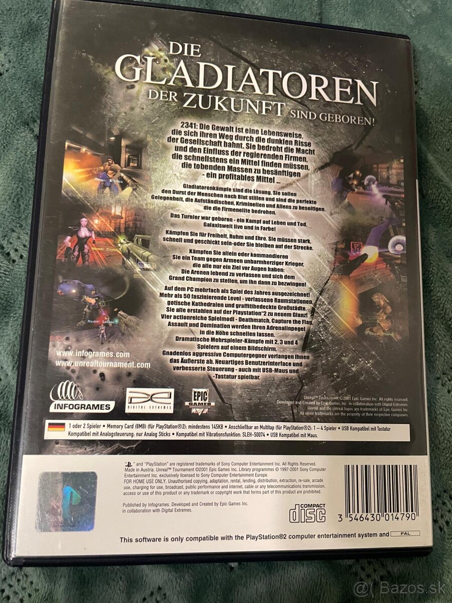 Unreal Tournament hra Playstation 2 - 4