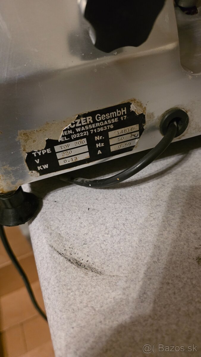 Predam Profesionálny nárezový stroj HACZER TOP 200 - 4