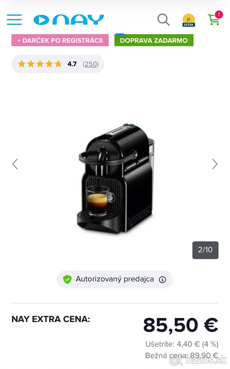 Nespresso kávovar - 4