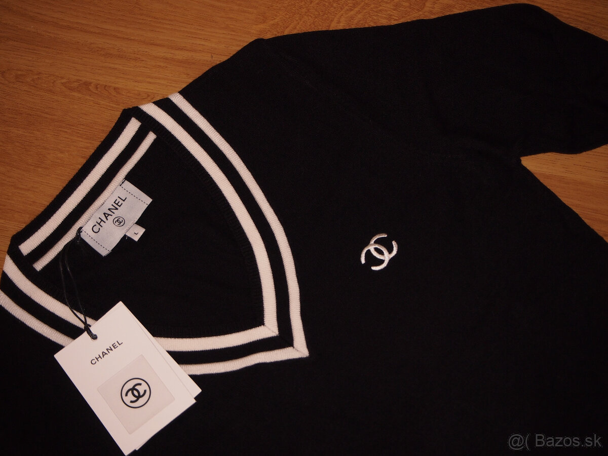 Chanel dámske pletené šaty čierne - 4