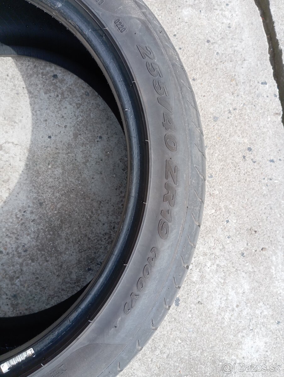 255/40 r19 letné pneumatiky - 4