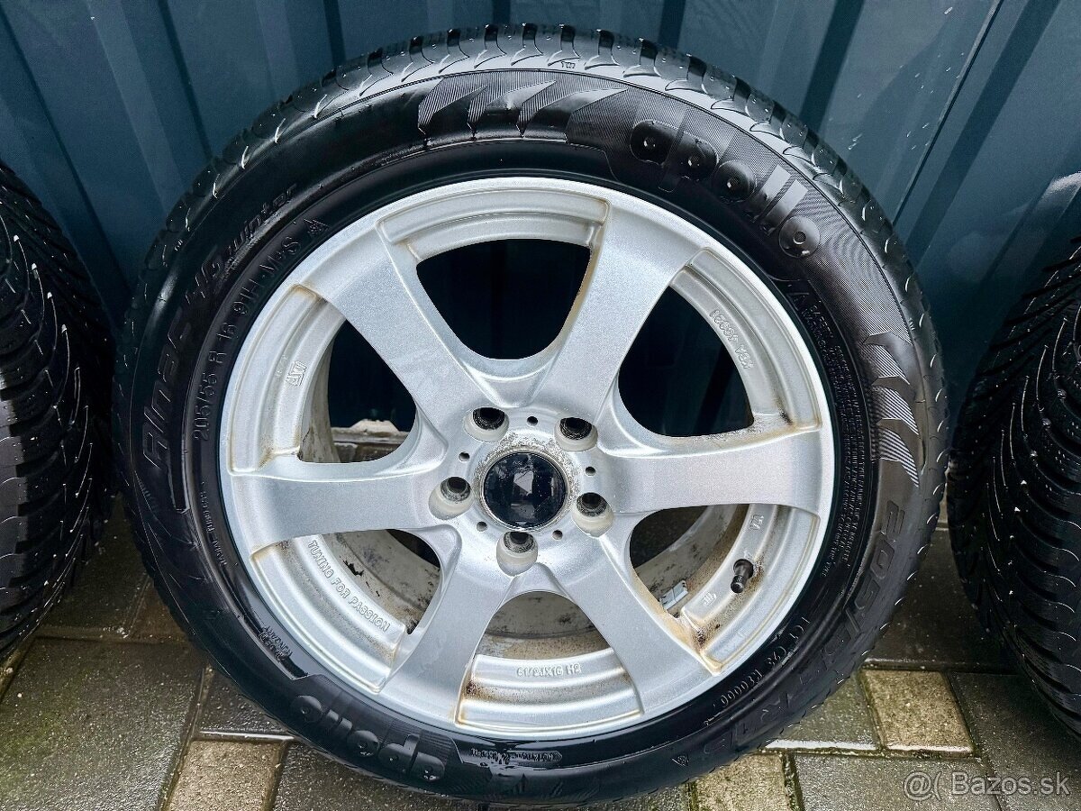 Komplet zimnú sadu na Škoda,Vw,Seat - 5x112 205/55 R16... - 4