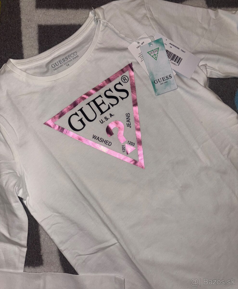 Tričko Guess dlhý rukáv v.164 s visačkou - 4