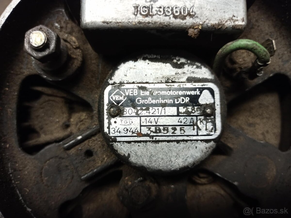 Alternátor IFA 14V 42 A - 4