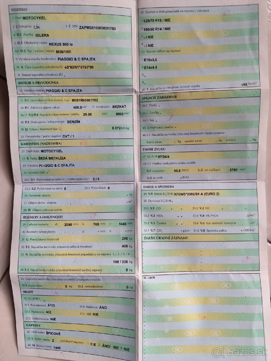 Gilera nexus 500 - 4