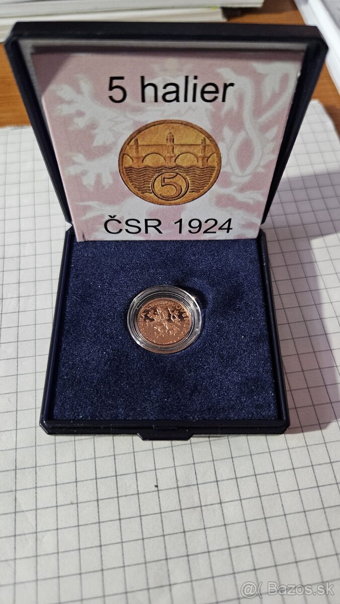 5 Hal 1924 vzácny - 4