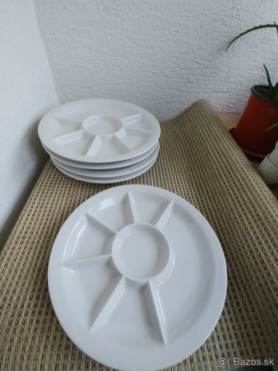 Delené taniere na tapas / chuťovky, hotelový porcelán - 4