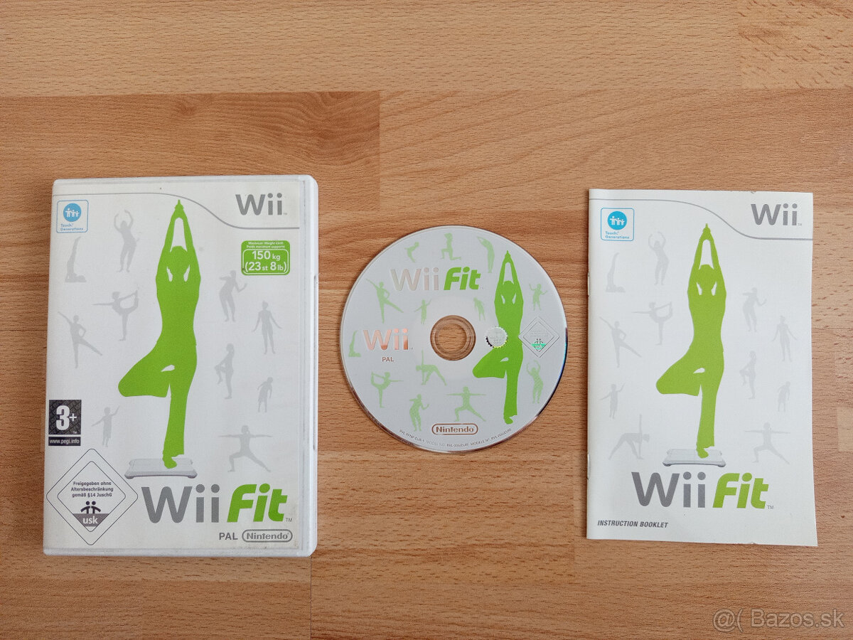 Nintendo Wii - Motion Plus ovládač+doska WiiFit Board+10HIER - 4