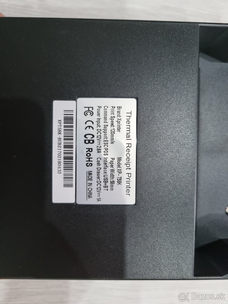 🖨️ Xprinter XP-T58K – 20 € (pôvodne 80 €) - 4
