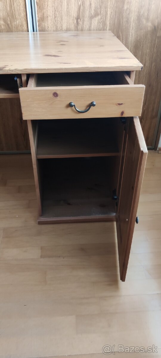 Písací stôl IKEA Leskvik s kancelárskou stoličkou - 4