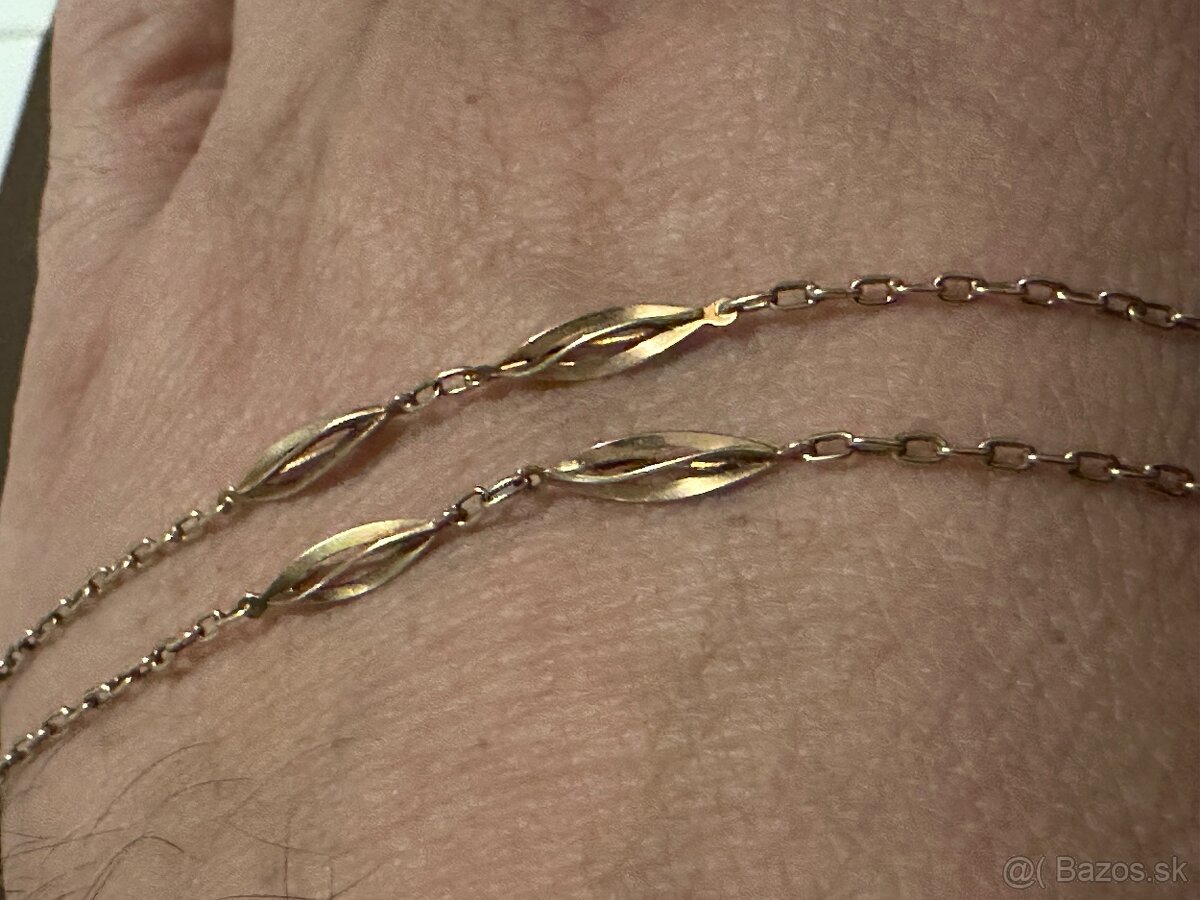 Damska zlata retiazka 14kt zlato - 4
