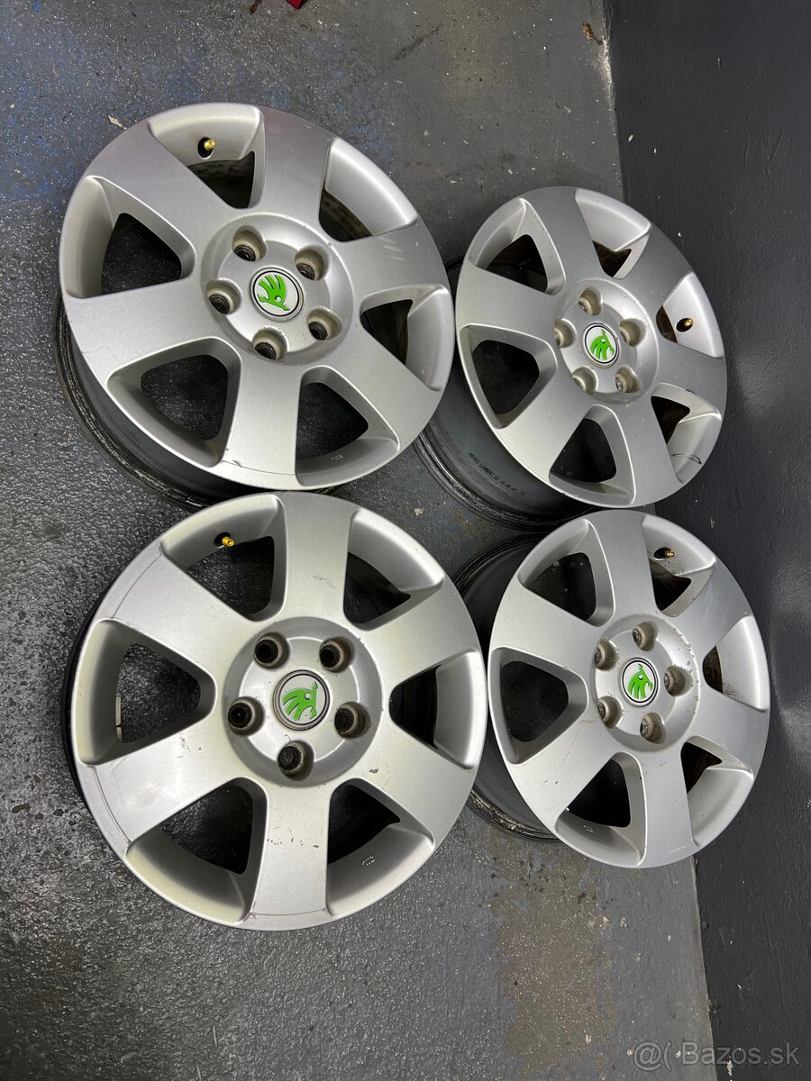 Hlinikove disky škoda 5x112 r15 - 4