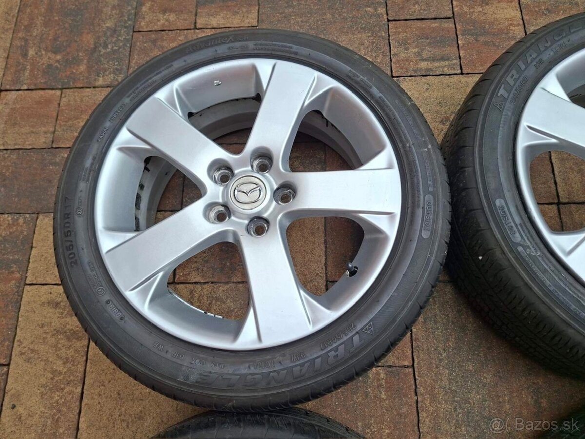 Org. hliníkové disky Mazda R17, 5x114,3 - 4
