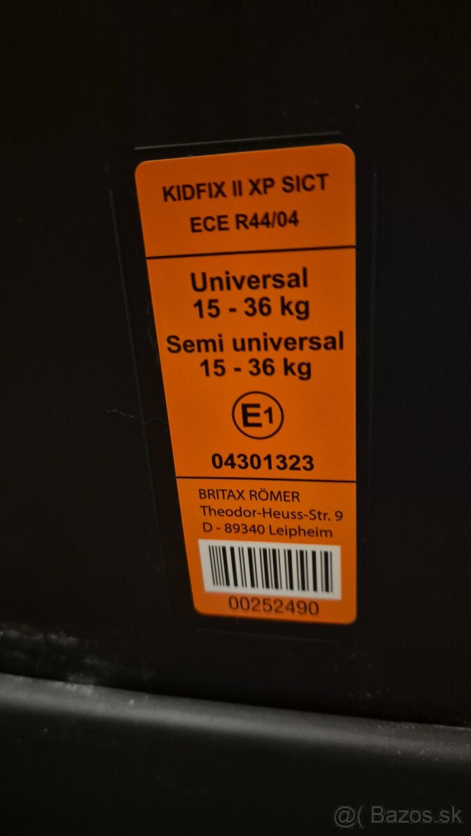 Detská autosedačka Britax Romer Kidfix Ii - 4