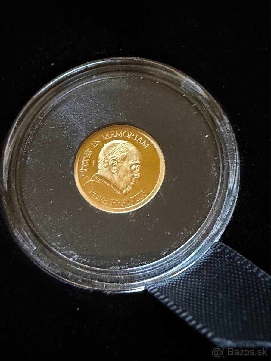 Zlatá minca Pápež Frantíšek - 4