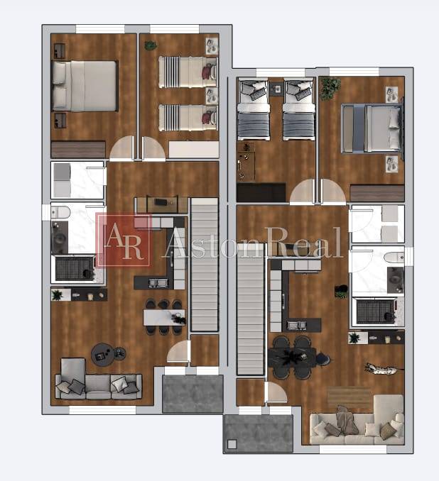Luxusné 3-izbové apartmány Veľká Lomnica,74 m2 - 4