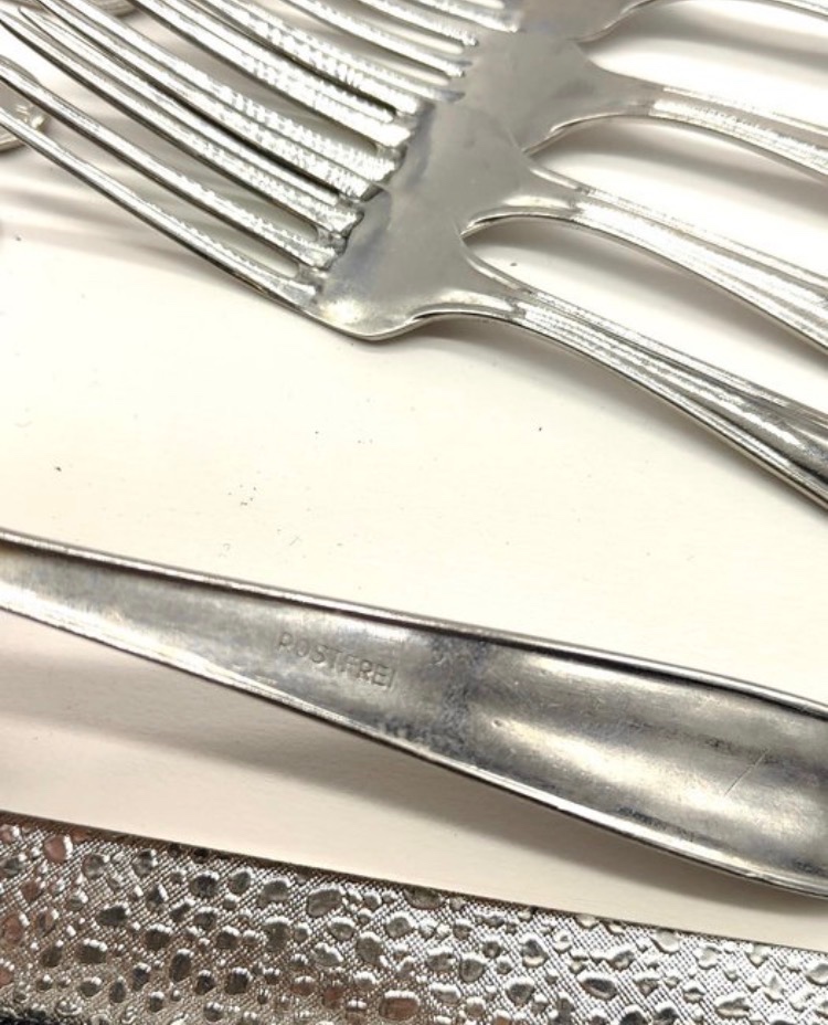 Predám postriebrený príborový set Abert – 58 ks - 4