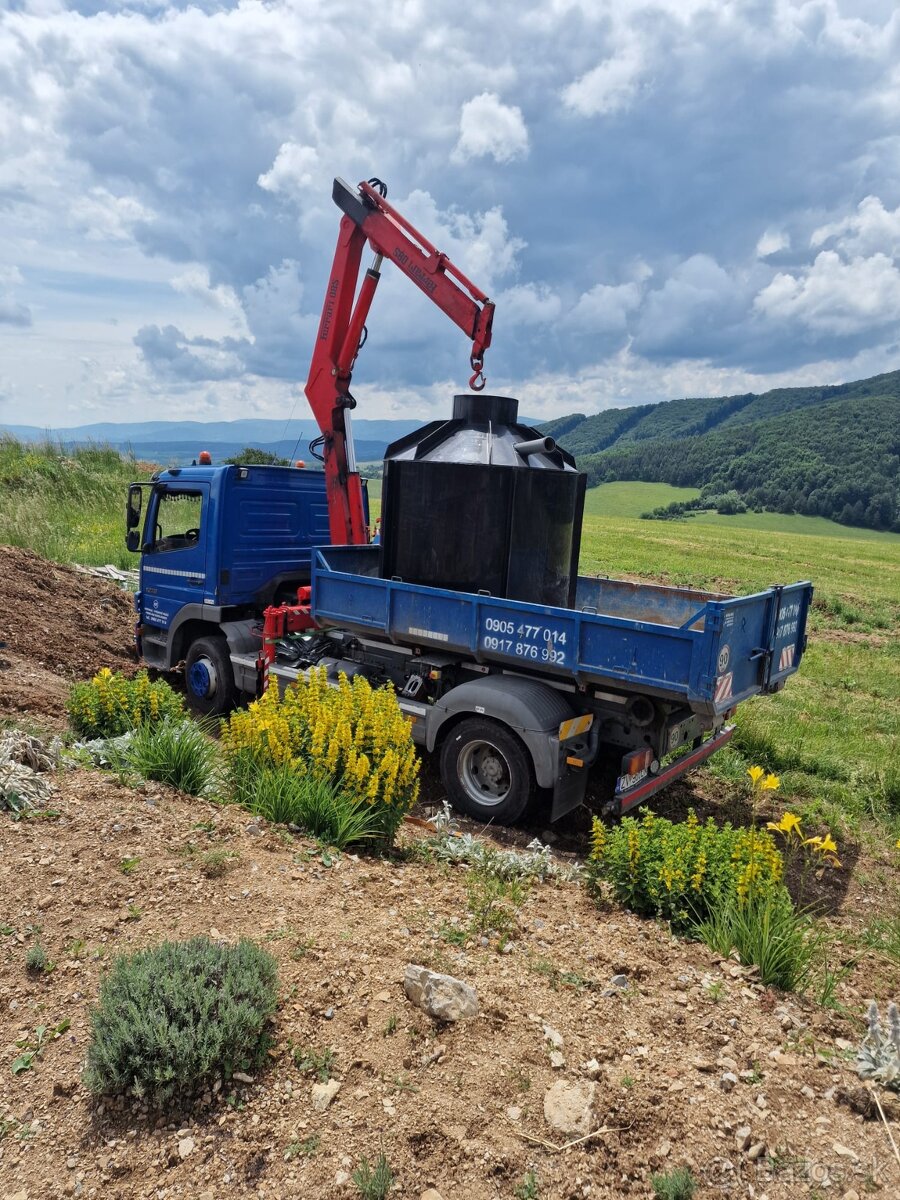 Autodoprava s hydraulickou rukou - 4