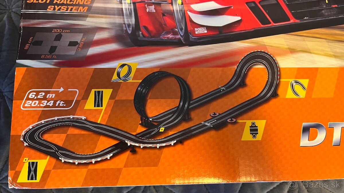 Rezervovane-Autodráha Carrera - 6,2m, 100% stav, 5 dni hrana - 4