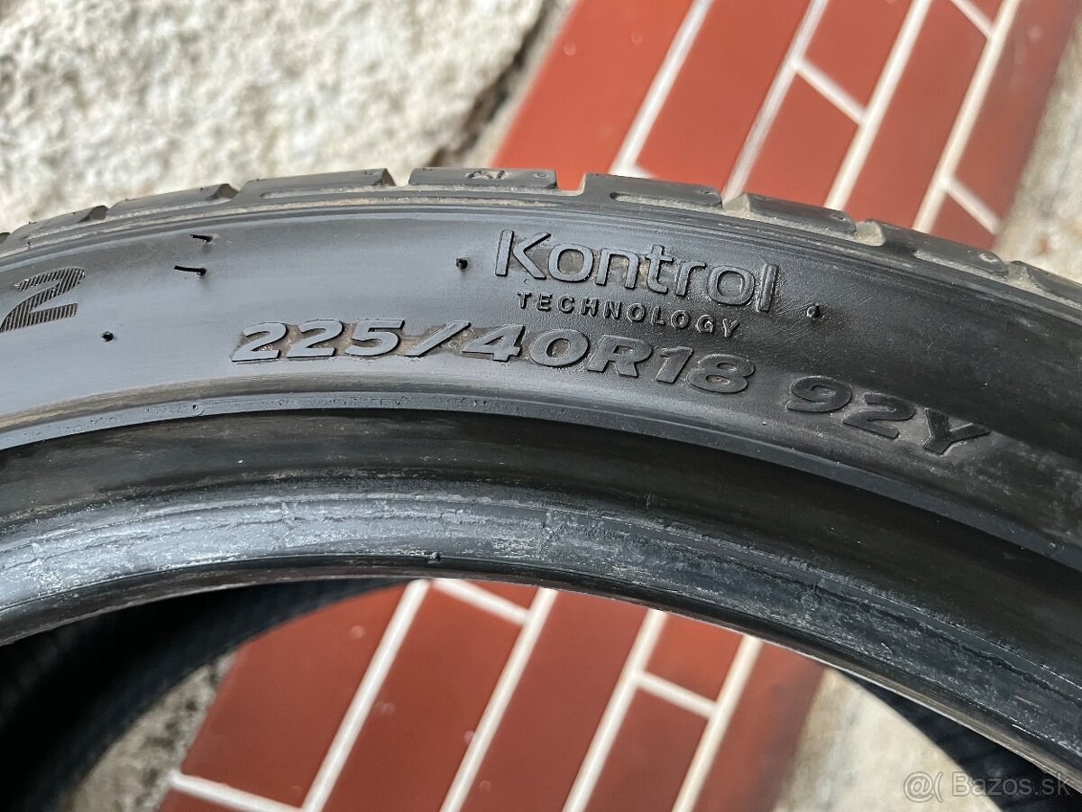 225/40 R18 Hankook letné pneu. 2ks. - 4