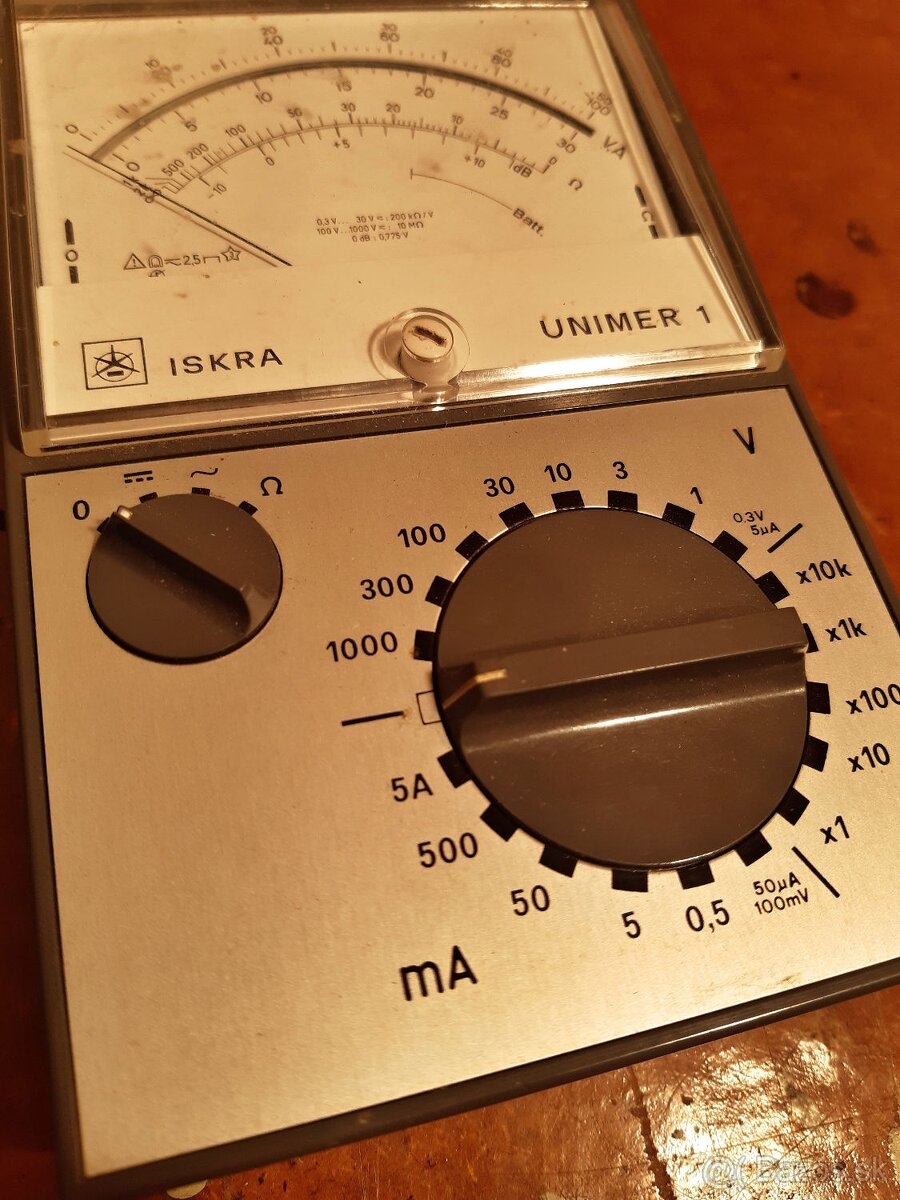 Funkční multimetr Iskra UNIMER 1 z roku 1972 - 4