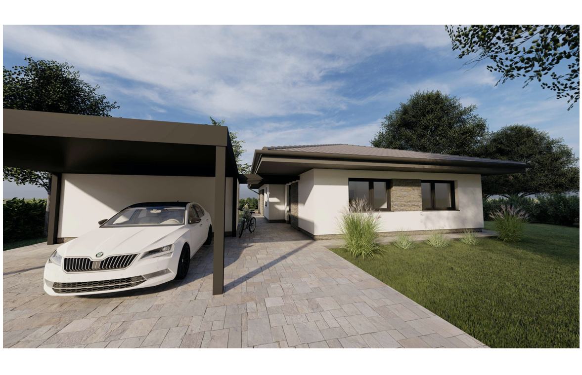 Novostavba Slovany, okres Martin, rodinný dom - bungalov - 4