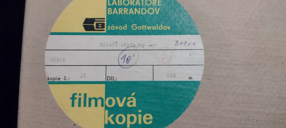filmy 8mm/16mm / filmové laboratore Gottwaldov-Barrandov - 4
