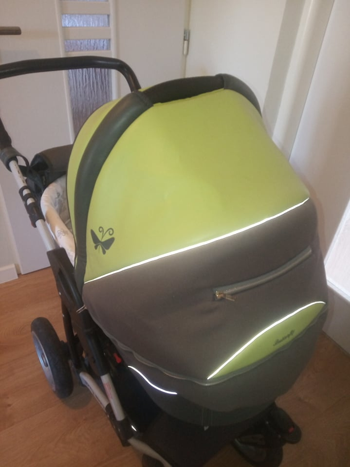 Dorjan 3 - kombinovaný kočík Prestige Butterfly - 4