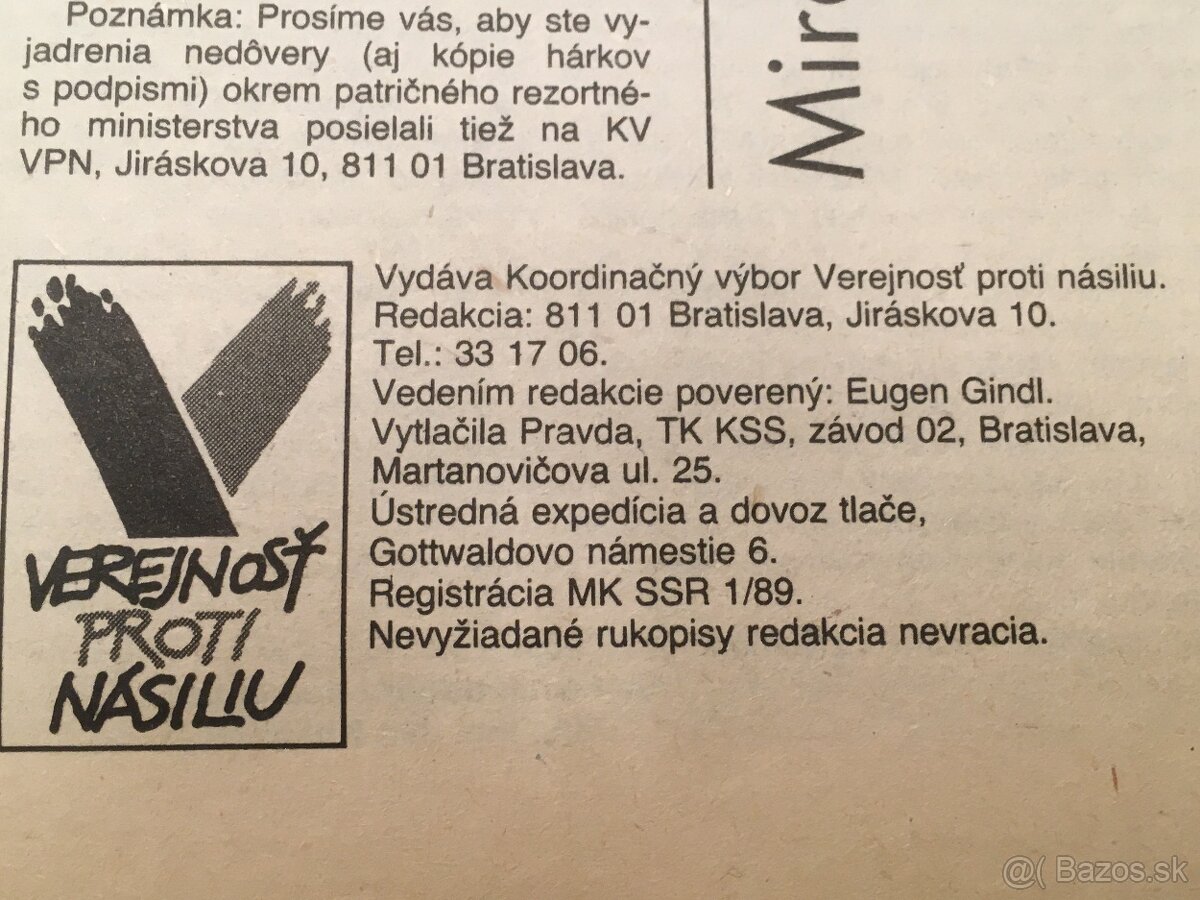 VPN - VEREJNOSŤ - časopis - 4