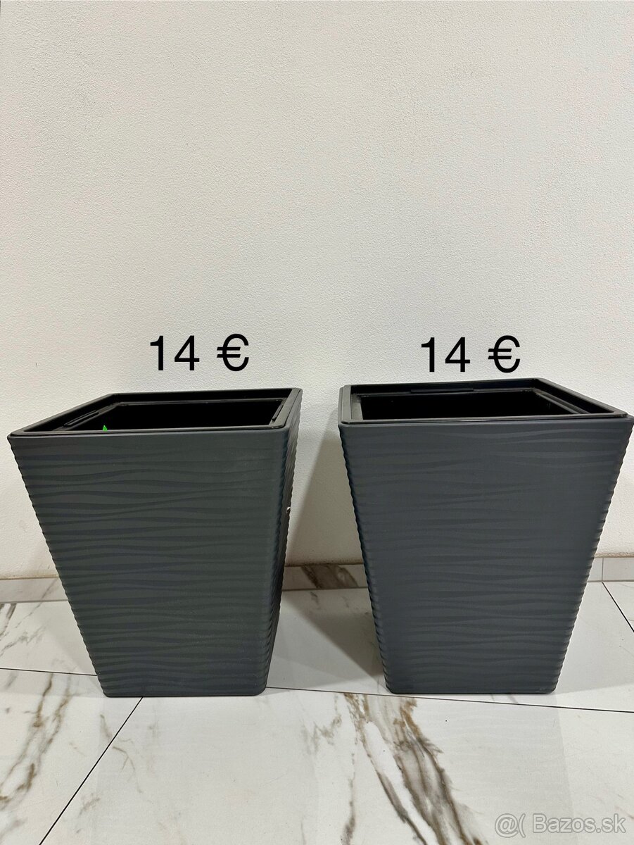 Predám nové plastové kvetináče - 4