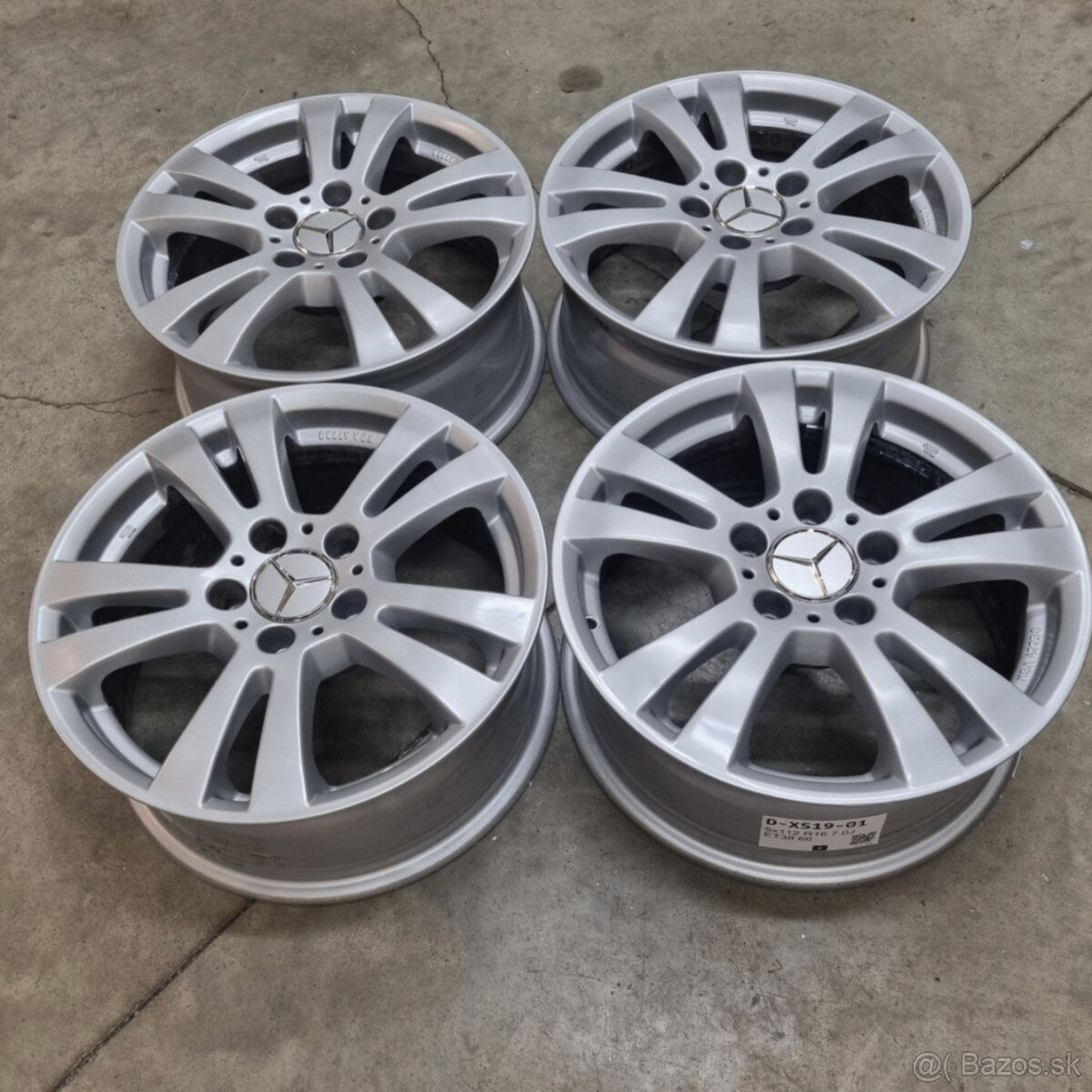 Hliníkové disky 5x112 R16 7J ET38 - 4