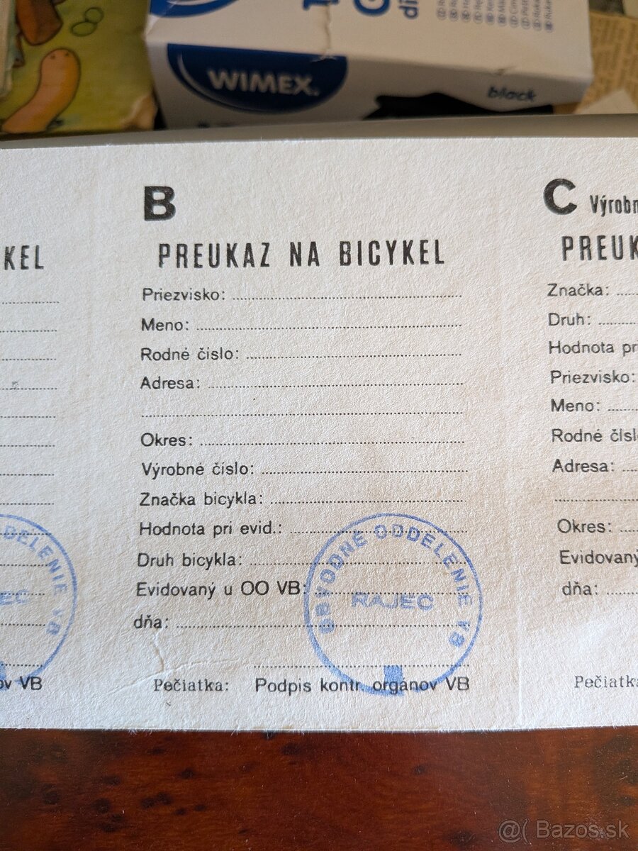 Preukaz na bicykel - 4