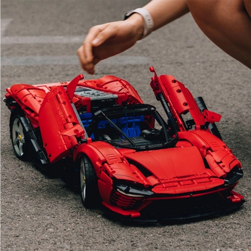 Dostupné Akcia Technik block skladačka auto Ferrarii 1:8 - 4