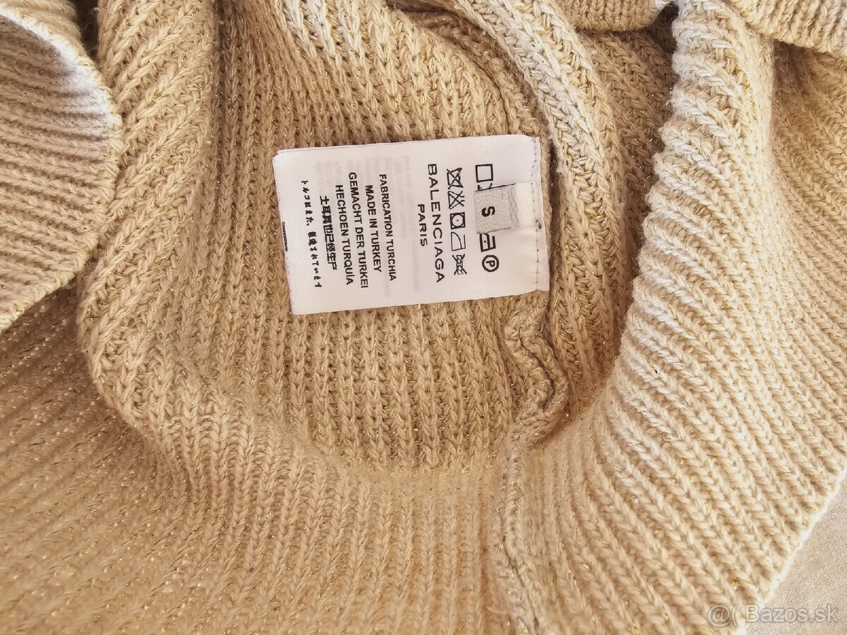 Balenciaga rolakove pletene saty - 4