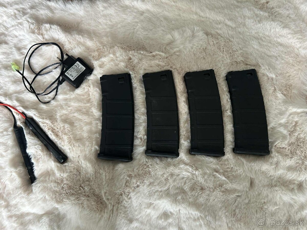 Airsoft delta armory M4/AR RIS Charlie čierna - 4