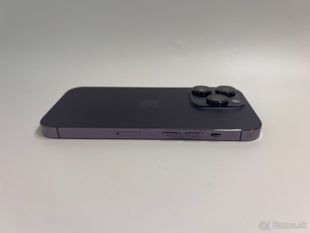 IPHONE 14 PRO DEEP PURPLE 128GB ZÁRUKA - DOBRÝ STAV - 4