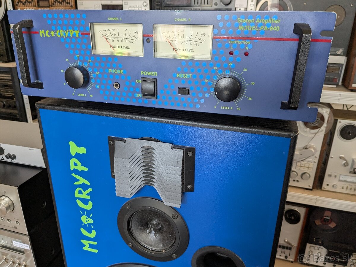 McCrypt zesilovač + repro zdarma - 4