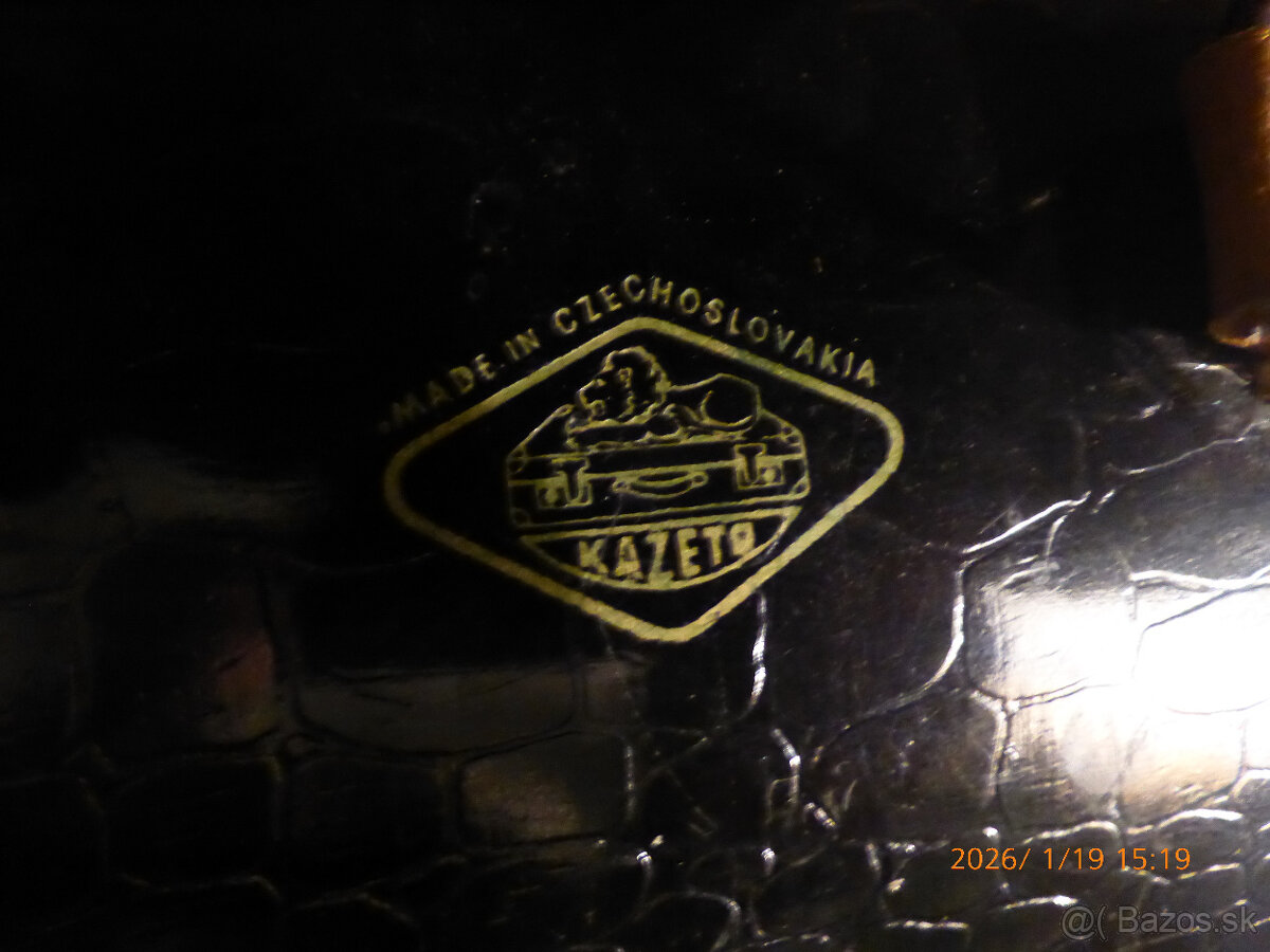 Predám kožený retro kufor zo 60 rokov - 4